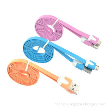 PVC Noodle Cable for Samsung/HTC/Blackberry